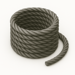 Канат тройной свивки ЛК-Р 30 мм ГОСТ 3089-80 в наличии в Кирове