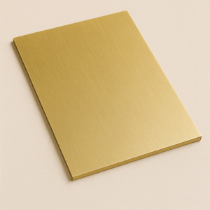 Латунный лист мягкий 0,5х600х1500 мм Л63 ГОСТ 2208-2007 в наличии в Кирове