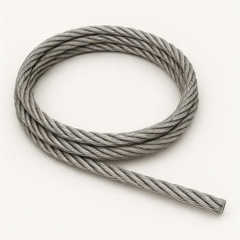 Трос нержавеющий авиационный 4,4 мм ЛК-О 6х19(1+6+12)+1х19(1+6+12) ГОСТ 2172-80 в наличии в Кирове