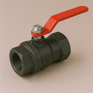 Чугунный кран шаровой проходной муфтовый ДУ 20 РУ 16 ГОСТ 9702-87 в наличии в Кирове